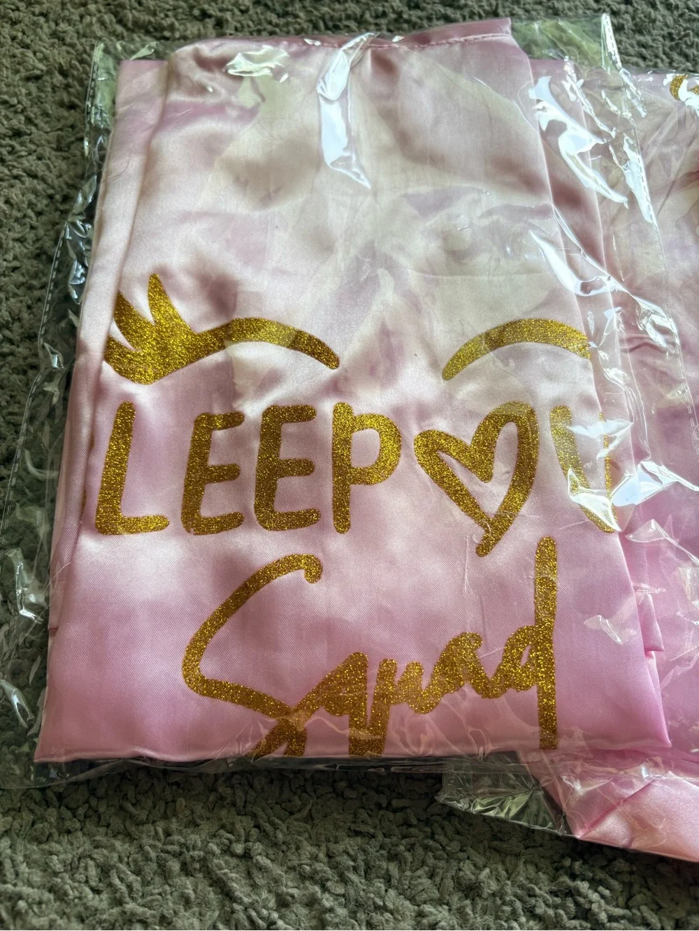 3 BRAND NEW Girls Pink 'Sleepover Squad' Robe - Pink